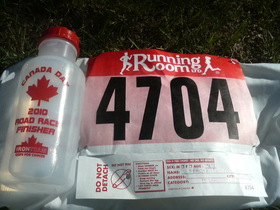 Number card of `Canada Day Road Race'